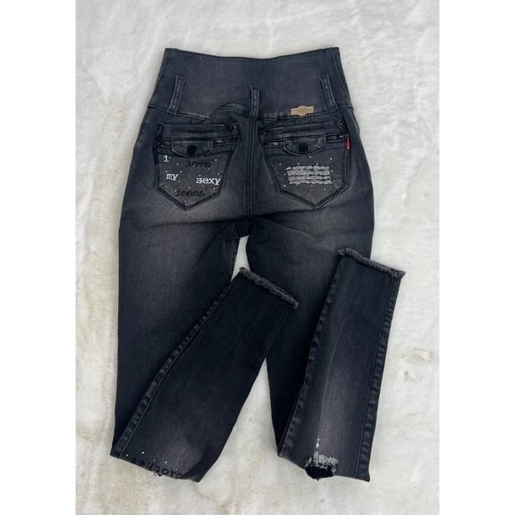 LUJURIA JEANS Colombianos PUSH UP Colombian Jeans BUTT LIFT Ref 707377 - Picture 12 of 12